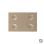 Modul intrerupator cvadruplu wireless cu touch Livolo standard Italian, Serie noua SmartElectro IntelligentHouse