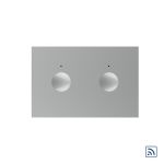 Modul intrerupator dublu wireless cu touch Livolo standard Italian, Serie noua SmartElectro IntelligentHouse