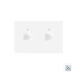 Modul intrerupator dublu wireless cu touch Livolo standard Italian, Serie noua SmartElectro IntelligentHouse