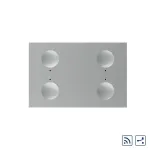 Modul intrerupator cvadruplu cap scara / cap cruce wireless cu touch Livolo standard Italian, Serie noua SmartElectro IntelligentHouse