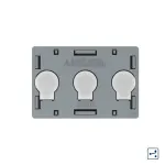 Modul intrerupator triplu cap scara / cruce cu touch Livolo standard Italian SmartElectro IntelligentHouse