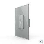 Intrerupator Simplu Cap Scara / Cruce cu Touch Livolo cu Rama Din Sticla 1M - Serie Noua SmartElectro IntelligentHouse