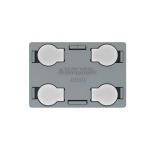 Modul intrerupator cvadruplu cu touch Livolo standard Italian SmartElectro IntelligentHouse