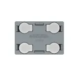 Modul intrerupator cvadruplu cu touch Livolo standard Italian SmartElectro IntelligentHouse