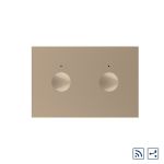 Modul intrerupator dublu cap scara / cruce wireless cu touch Livolo standard Italian, Serie noua SmartElectro IntelligentHouse