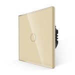Intrerupator Simplu cu Touch din Sticla LUXION, 500W SmartElectro IntelligentHouse