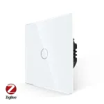 Intrerupator Simplu cu Touch din Sticla LUXION, protocol ZigBee SmartElectro IntelligentHouse