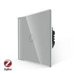Intrerupator Simplu cu Touch din Sticla LUXION, protocol ZigBee SmartElectro IntelligentHouse
