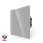 Intrerupator Simplu cu Touch din Sticla LUXION, protocol ZigBee SmartElectro IntelligentHouse