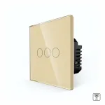 Intrerupator Triplu Wi-Fi cu Touch din Sticla LUXION SmartElectro IntelligentHouse