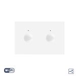 Modul Intrerupator Dublu Cap Scara / Cruce Wi-Fi cu Touch LIVOLO, standard italian – Serie Noua, Alb SmartElectro IntelligentHouse