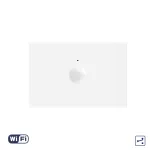 Modul Intrerupator Simplu Cap Scara / Cruce Wi-Fi cu Touch LIVOLO, standard italian – Serie Noua, Alb SmartElectro IntelligentHouse