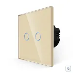Intrerupator Dublu cu Variator si Touch din Sticla LUXION SmartElectro IntelligentHouse