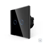 Intrerupator Dublu cu Variator si Touch din Sticla LUXION SmartElectro IntelligentHouse