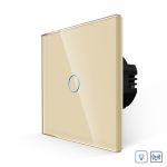 Intrerupator Simplu cu Variator cu Touch din Sticla LUXION, RF433 SmartElectro IntelligentHouse