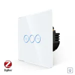 Intrerupator Simplu cu Variator cu Touch din Sticla LUXION, protocol Zigbee SmartElectro IntelligentHouse