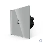 Buton Sonerie cu Touch, cu Revenire, din Sticla LUXION SmartElectro IntelligentHouse