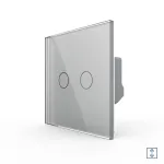 Intrerupator Draperie cu Touch LIVOLO din Sticla - Serie Noua SmartElectro IntelligentHouse