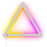 Kit extensie 3 panouri pentru Nanoleaf Lines Expansion Pack, Wi-Fi, Senzor muzica, Control vocal SmartElectro IntelligentHouse