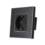 Priza Simpla LUXION cu rama din aluminiu SmartElectro IntelligentHouse