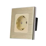 Priza Simpla LUXION cu rama din aluminiu SmartElectro IntelligentHouse