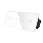 Intrerupator Dublu + Dublu + Dublu cu Touch din Sticla LUXION SmartElectro IntelligentHouse