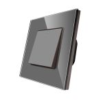 Intrerupator Simplu Mecanic LUXION cu Rama din Sticla SmartElectro IntelligentHouse