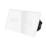 Intrerupator Triplu + Dublu cu Touch din Sticla LUXION SmartElectro IntelligentHouse