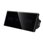 Intrerupator Triplu + Triplu + Triplu cu Touch din Sticla LUXION SmartElectro IntelligentHouse