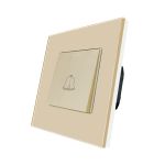Buton de Sonerie Mecanic LUXION cu Rama din Sticla SmartElectro IntelligentHouse