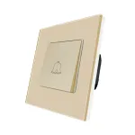 Buton de Sonerie Mecanic LUXION cu Rama din Sticla SmartElectro IntelligentHouse