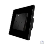 Intrerupator Jaluzele Mecanic LUXION cu Rama din Sticla SmartElectro IntelligentHouse