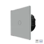 Intrerupator Simplu Wi-Fi + RF433 cu Touch din Sticla LUXION SmartElectro IntelligentHouse