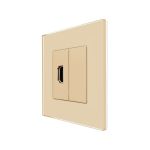 Priza HDMI cu Rama din Sticla LUXION SmartElectro IntelligentHouse