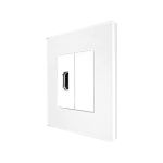 Priza HDMI cu Rama din Sticla LUXION SmartElectro IntelligentHouse