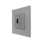 Priza HDMI cu Rama din Sticla LUXION SmartElectro IntelligentHouse