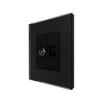 Priza TV + Internet cu Rama din Sticla LUXION SmartElectro IntelligentHouse