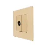 Priza TV cu Rama din Sticla LUXION SmartElectro IntelligentHouse