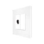 Priza TV cu Rama din Sticla LUXION SmartElectro IntelligentHouse