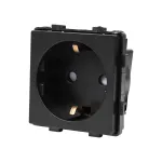 Modul Priza Simpla Fara Rama Din Sticla LUXION SmartElectro IntelligentHouse