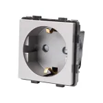 Modul Priza Simpla Fara Rama Din Sticla LUXION SmartElectro IntelligentHouse