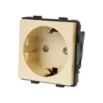 Modul Priza Simpla Fara Rama Din Sticla LUXION SmartElectro IntelligentHouse