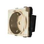 Modul Priza Simpla cu Capac Fara Rama Din Sticla LUXION SmartElectro IntelligentHouse