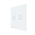 Panou Intrerupator Dublu cu Touch Din Sticla LUXION SmartElectro IntelligentHouse