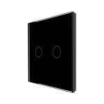 Panou Intrerupator Dublu cu Touch Din Sticla LUXION SmartElectro IntelligentHouse