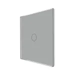 Panou Intrerupator Simplu cu Touch Din Sticla LUXION SmartElectro IntelligentHouse