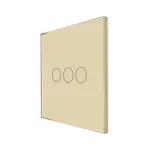 Panou Intrerupator Triplu cu Touch Din Sticla LUXION SmartElectro IntelligentHouse