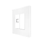 Priza Telefon + Blank cu Rama din Sticla LUXION SmartElectro IntelligentHouse