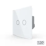 Intrerupator Dublu cu Revenire, Contact Uscat si 12/24V cu Touch LIVOLO – Serie Noua SmartElectro IntelligentHouse