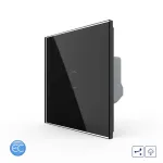 Intrerupator Simplu Cap Scara / Cruce cu Dimmer cu Touch LIVOLO din Sticla - Protocol ZigBee EC SmartElectro IntelligentHouse